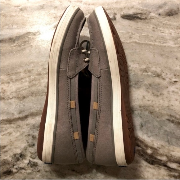Keds Women's Size 8 Grey Canvas Boat Deck Shoes - Picture 5 of 12